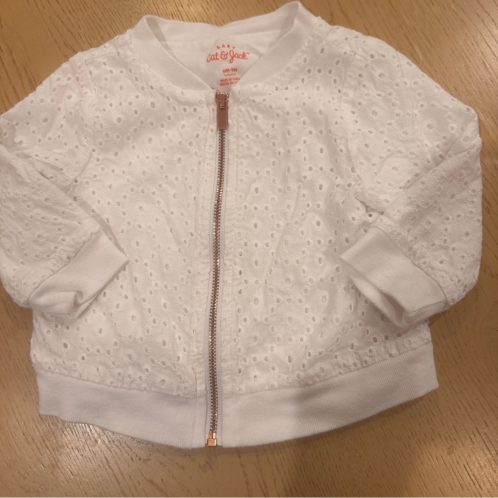 Cat & Jack 6-12months Eyelet Bomber Jacket